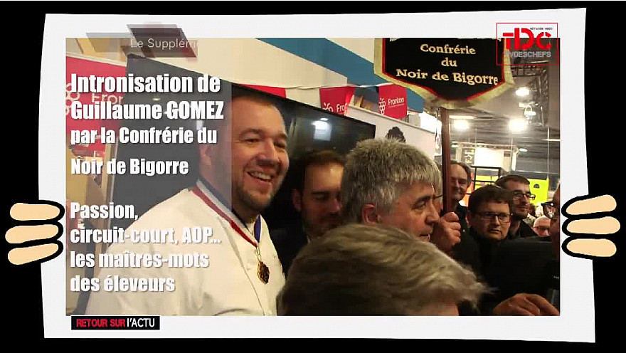 Guillaume GOMEZ et le Noir de Bigorre - @Salon_Agriculture_2019 - @ggomez_chef @Tvdeschefs - @Smartrezo